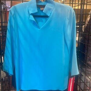 Nina Mclemore dazure  4 ply silk tunic NWT beautiful